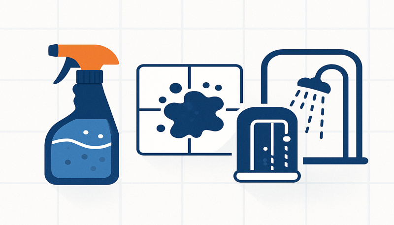 욕실 곰팡이, 이제 문지르지 말고 발라두세요