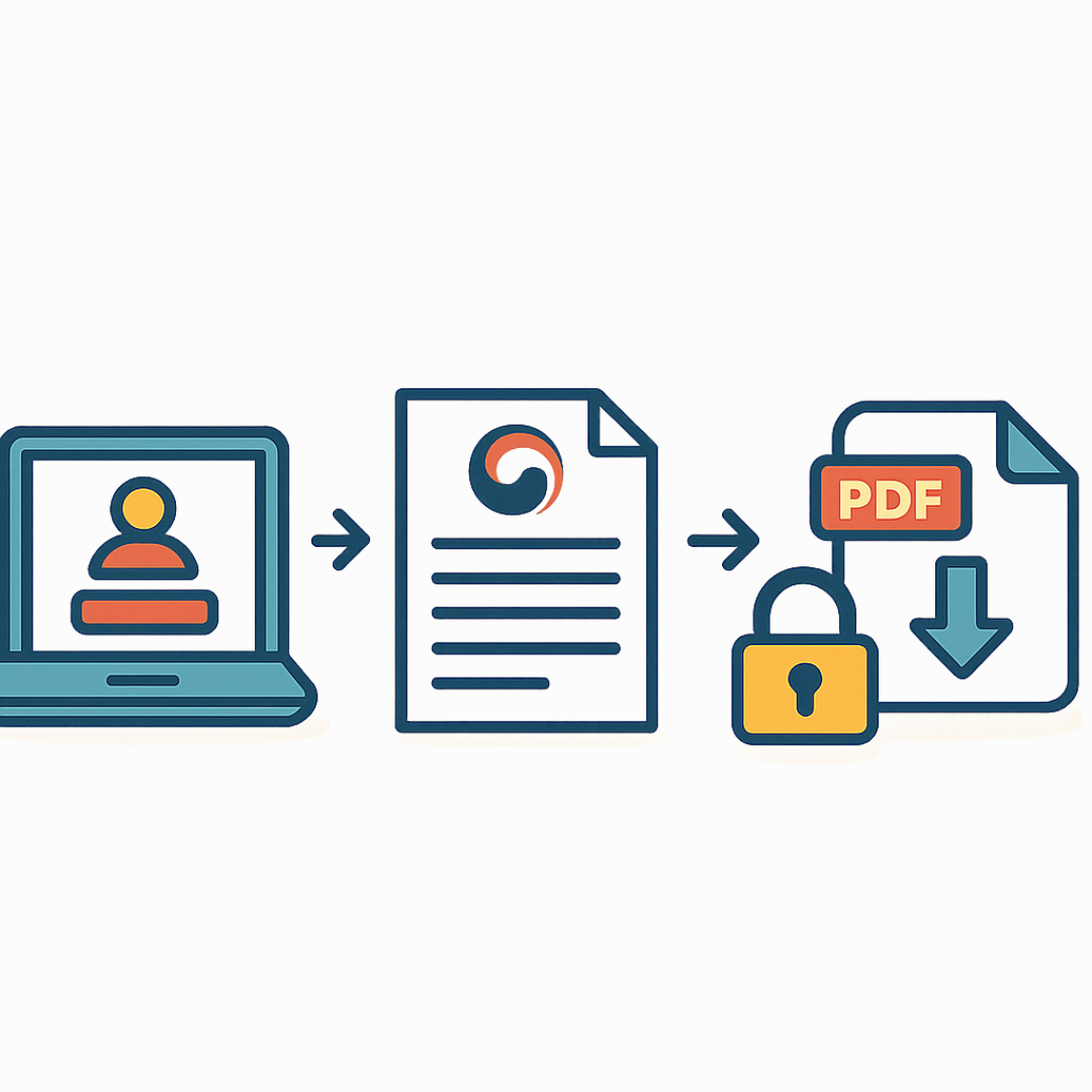 2025년 최신 미국에서 한국 주민등록등본 온라인 발급 완벽 가이드