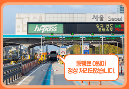 고속도로로 통행료 미납 