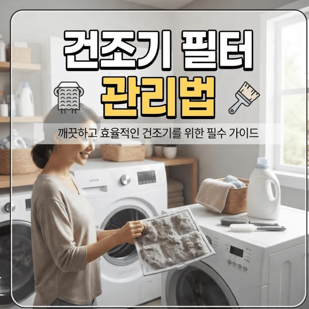 건조기 필터 3곳 관리법