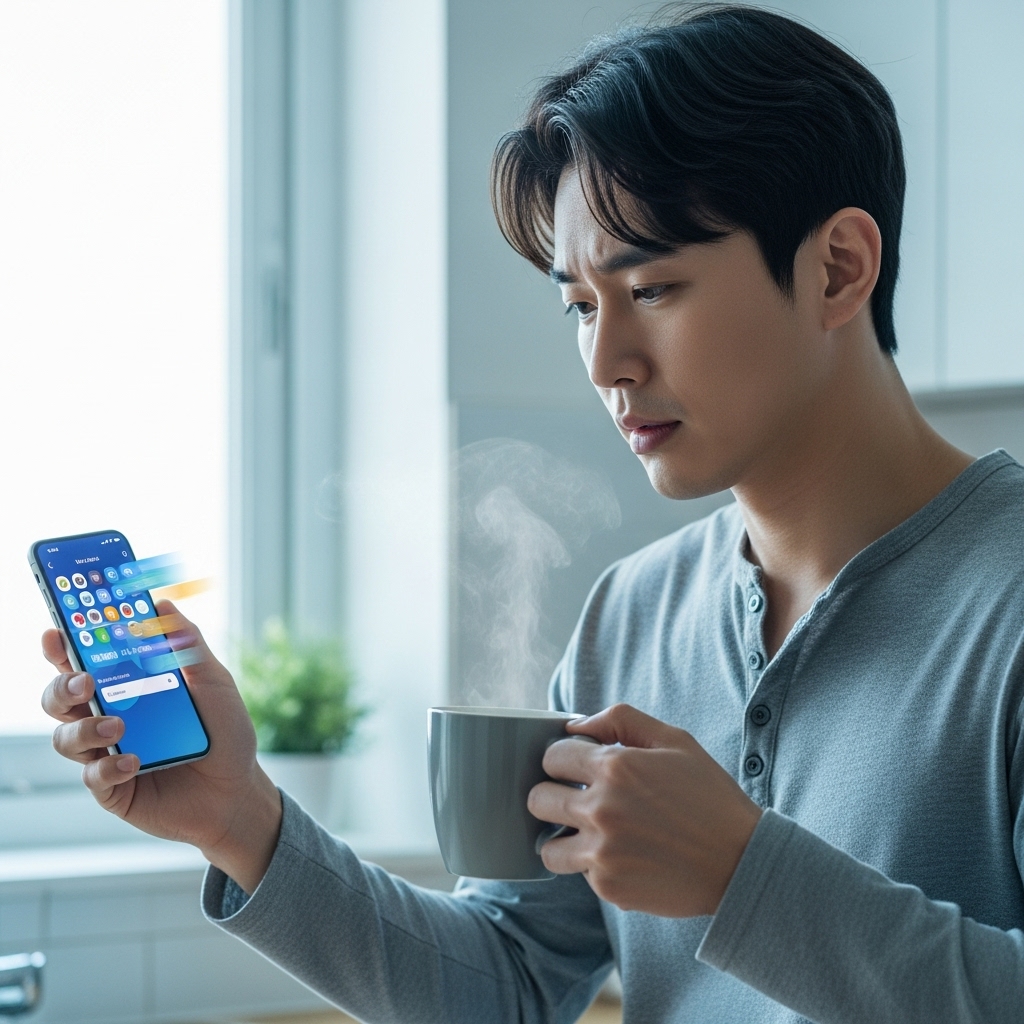 문제 발견: 아침 뇌가 바쁜 이유