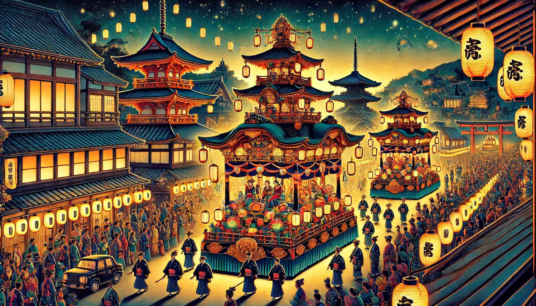 일본 교토 기온 마츠리