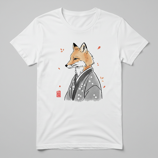 일본여우 스타일 반팔티