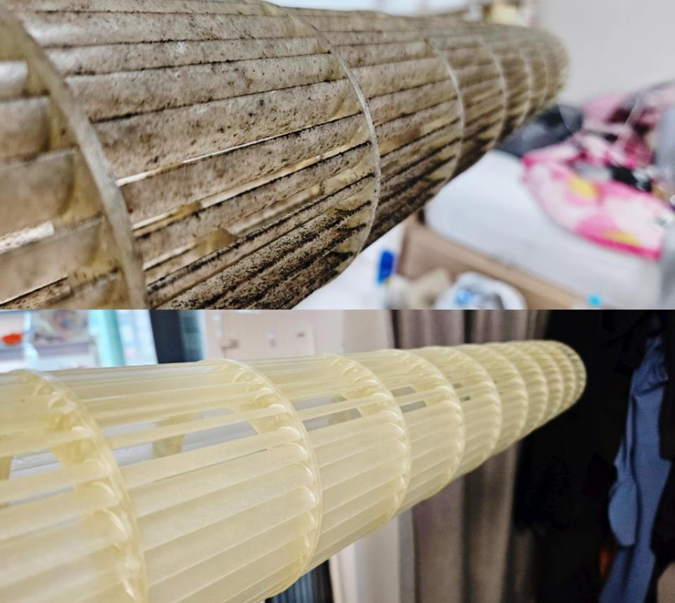 생방송투데이 청년사장 에어컨청소 전 후