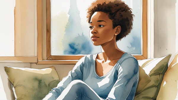 감정에 머무르는 연습이 필요하다에 관한 그림