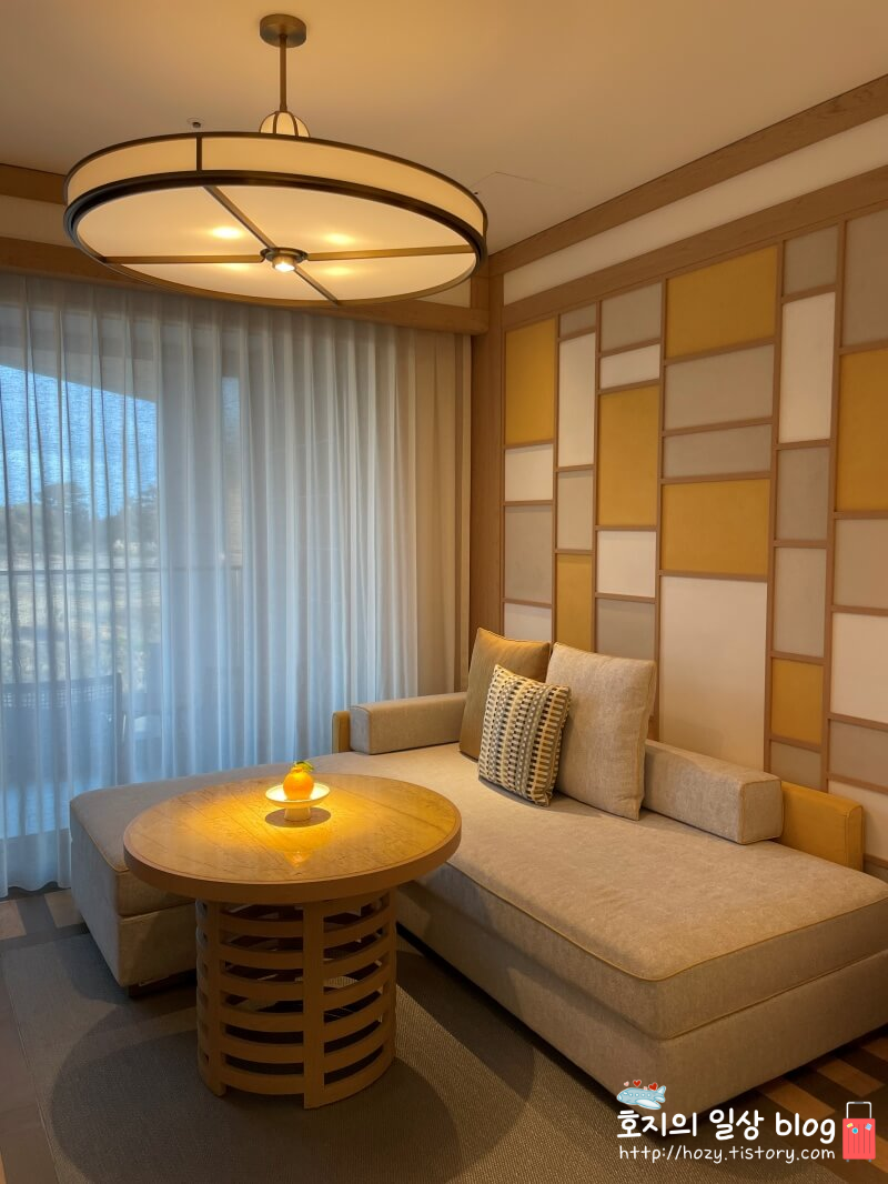 제주 JW메리어트 디럭스룸 웰컴프룻