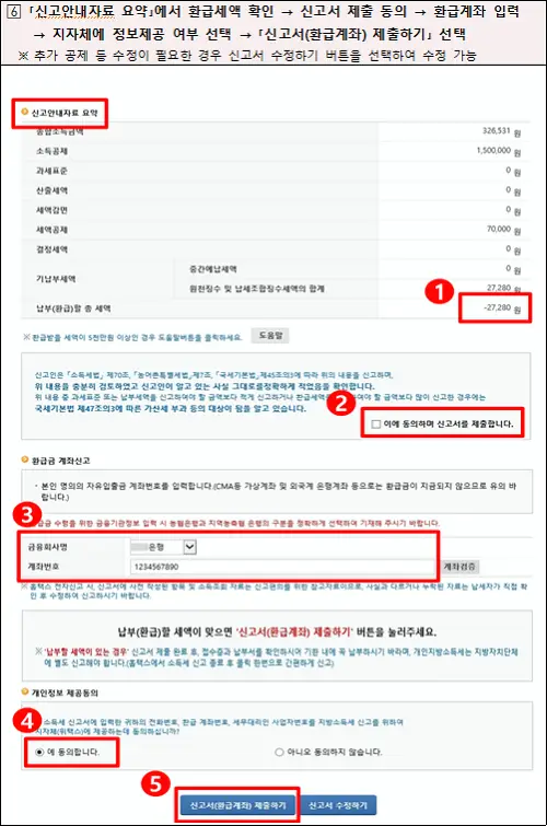 종합소득세 환급금