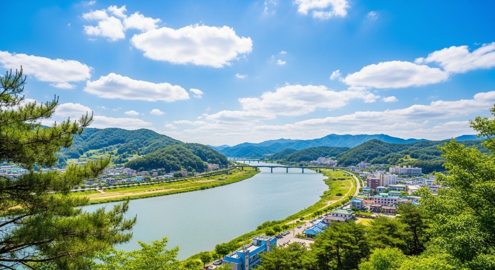 단양여행&amp;#44; 만천하스카이워크에서 본 단양 풍경