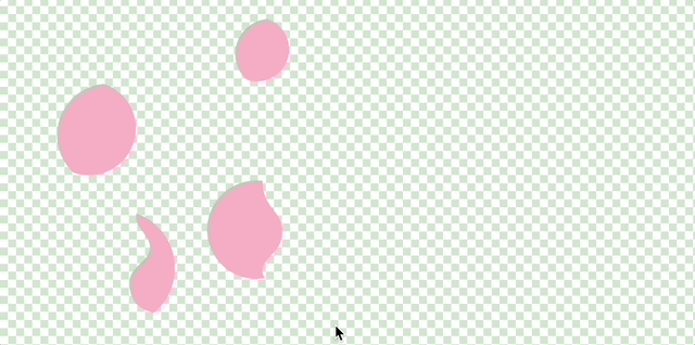 클리핑 패스 선택하여 하늘색으로 색상 바꾸기