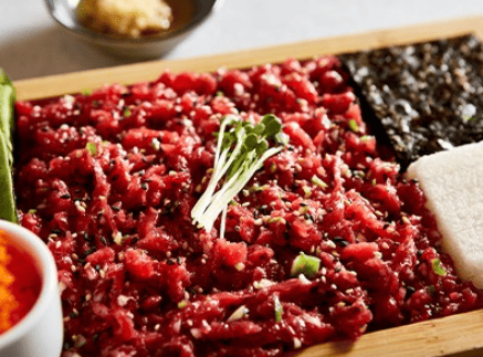 반포 맛집 "언구비육회" 음식사진