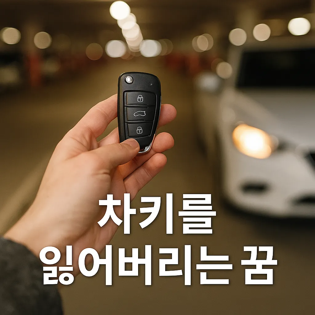 차키를 잃어버리는 꿈