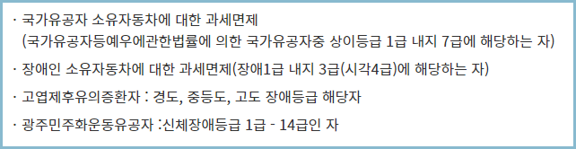 자동차세-면제