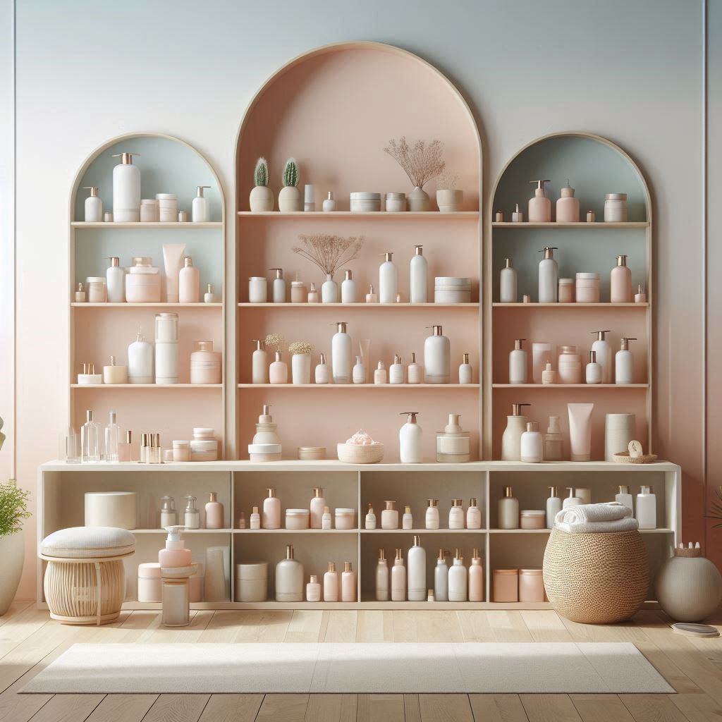 피부,체형관리 샵 배경