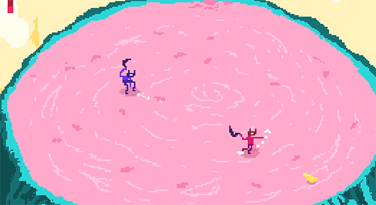 Bamerang-대나무-위-대결-장면