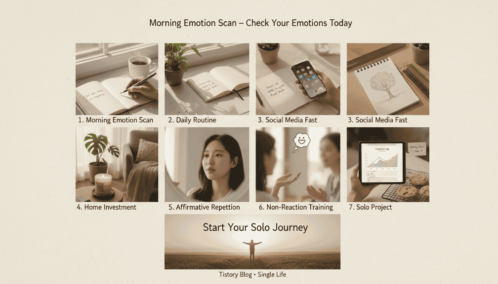 비혼 라이프에서 &lsquo;불안&middot;압박감&rsquo;을 줄이는 실전 루틴 7가지