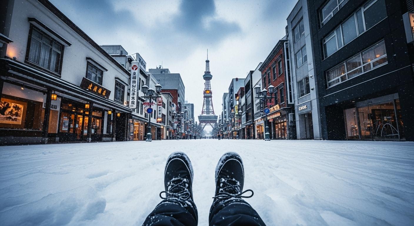 삿포로 겨울 자유여행 경비