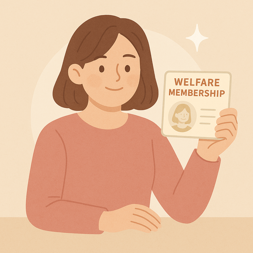 맞춤형급여를 받는 모습