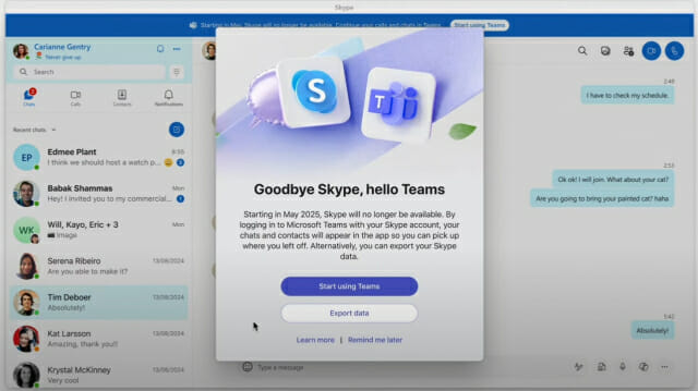 마이크로소프트, 22년만에 스카이프 종료