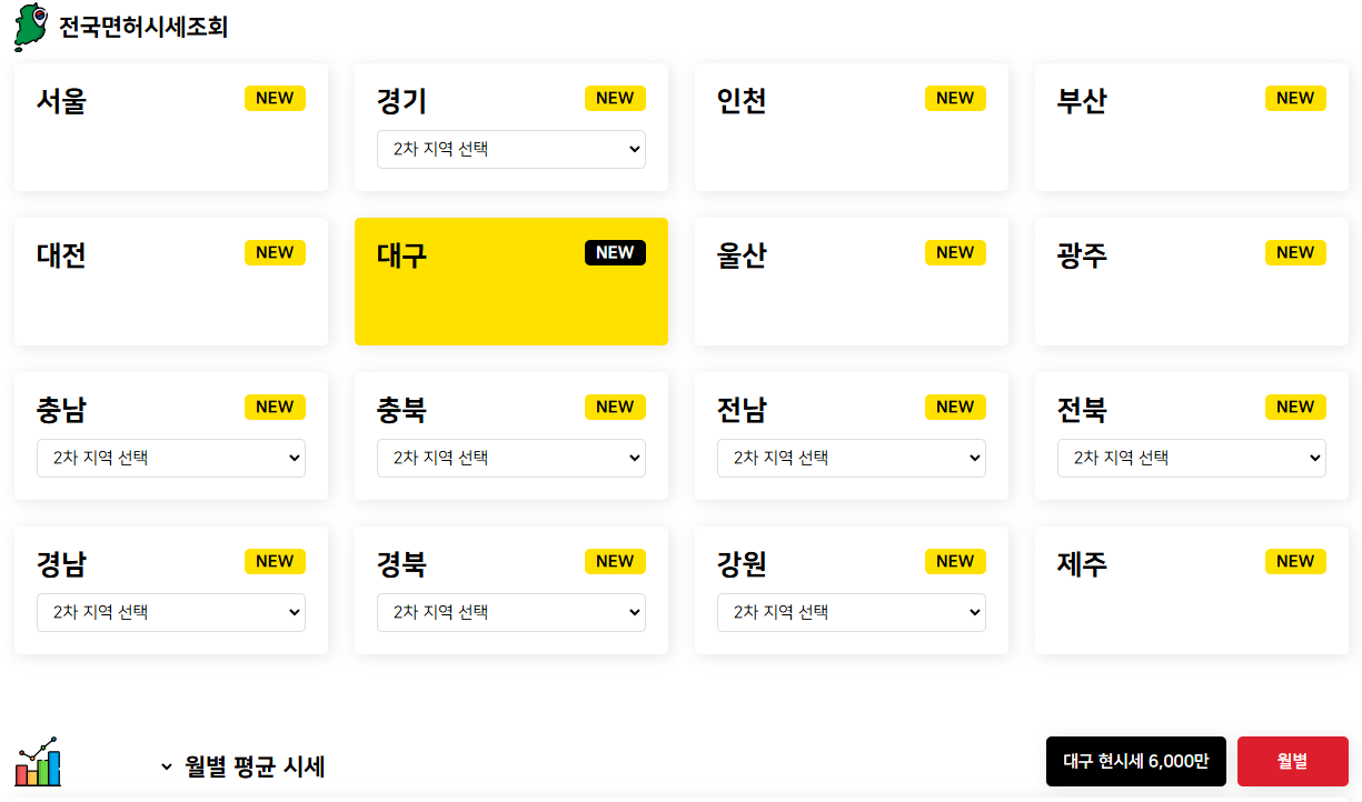 대구 개인택시 시세12