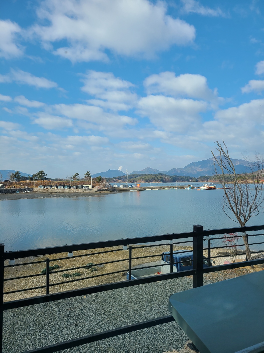 다음 날 아침 풍경