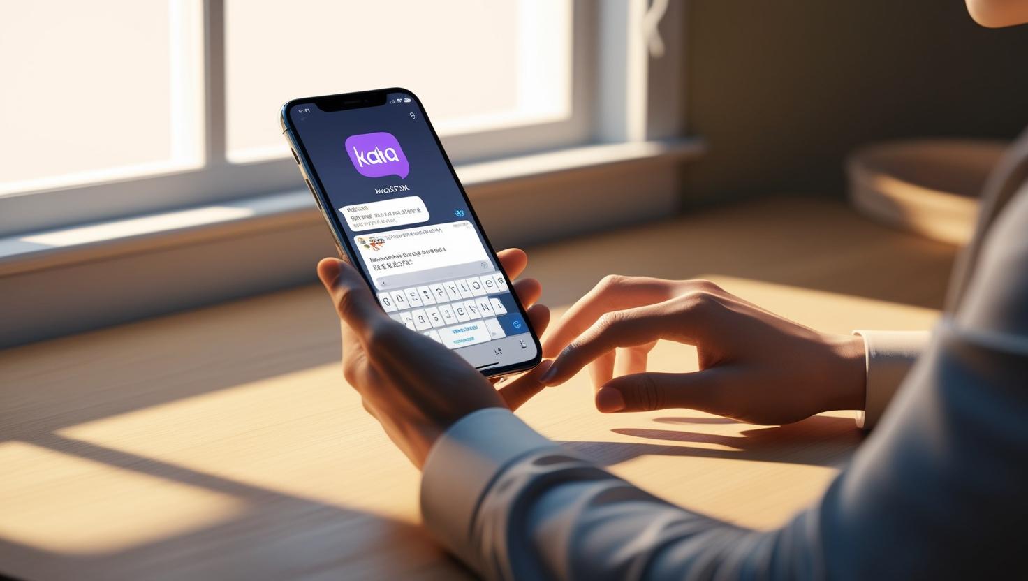 난감한 카카오톡 입력중 표시 기능 해제