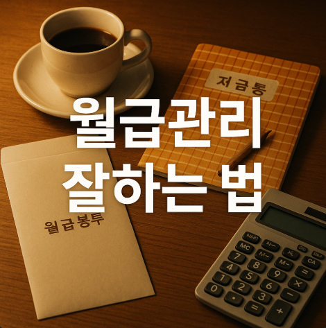 월급관리의 기술(예산짜기, 통장쪼개기, 소비습관개선)