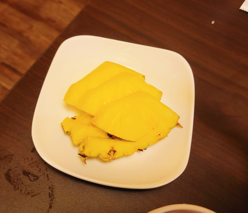 후식 파인애플