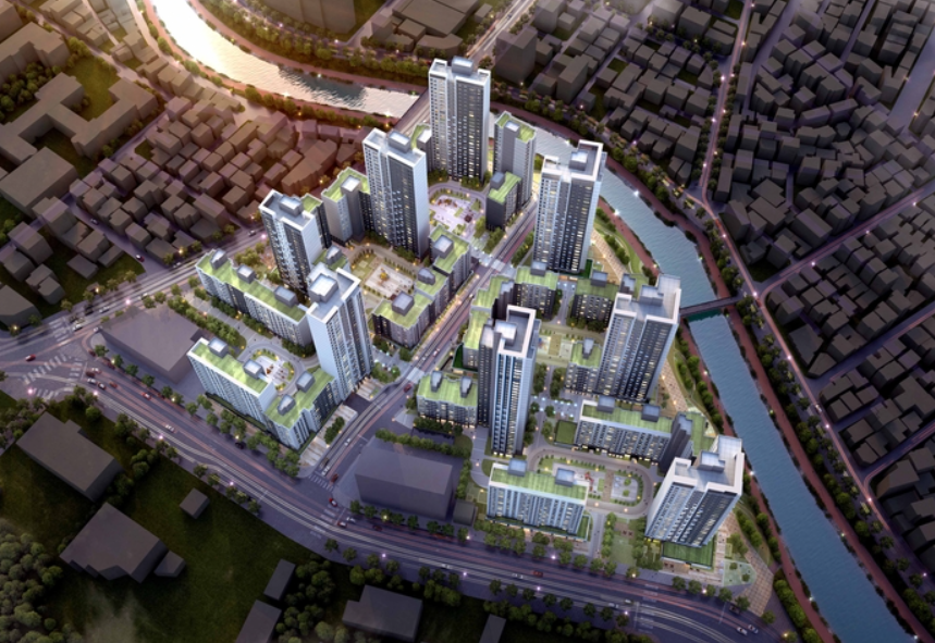 서울 강북구 번동 일대 모아타운 정비 후 예상도 사진