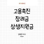 고용촉진장려금