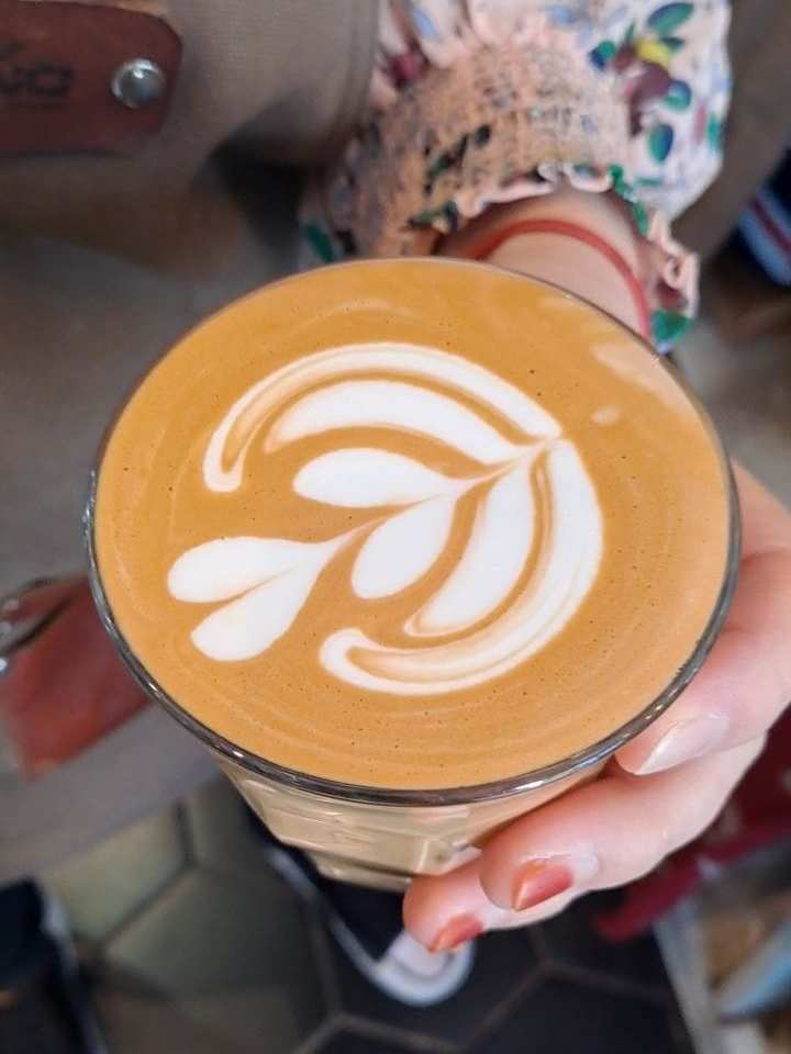 라떼아트 4단밀어넣기