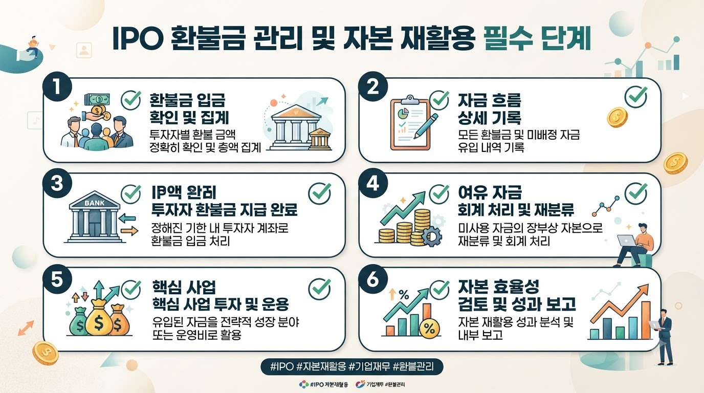공모주 환불금 입금 확인 및 자금 재활용 전 반드시 확인해야 할 최종 체크리스트