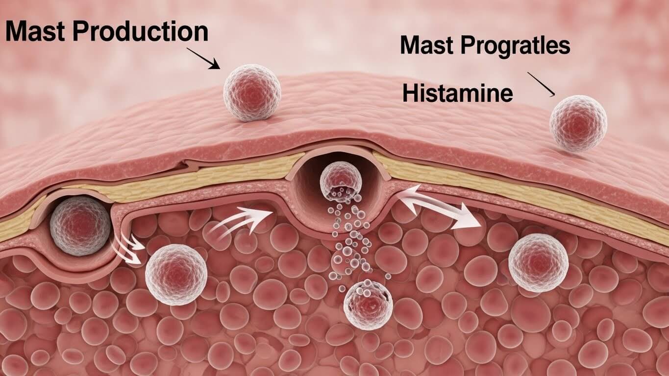 히스타민과 장내 미생물총의 상호작용을 분석하는 생리학 연구