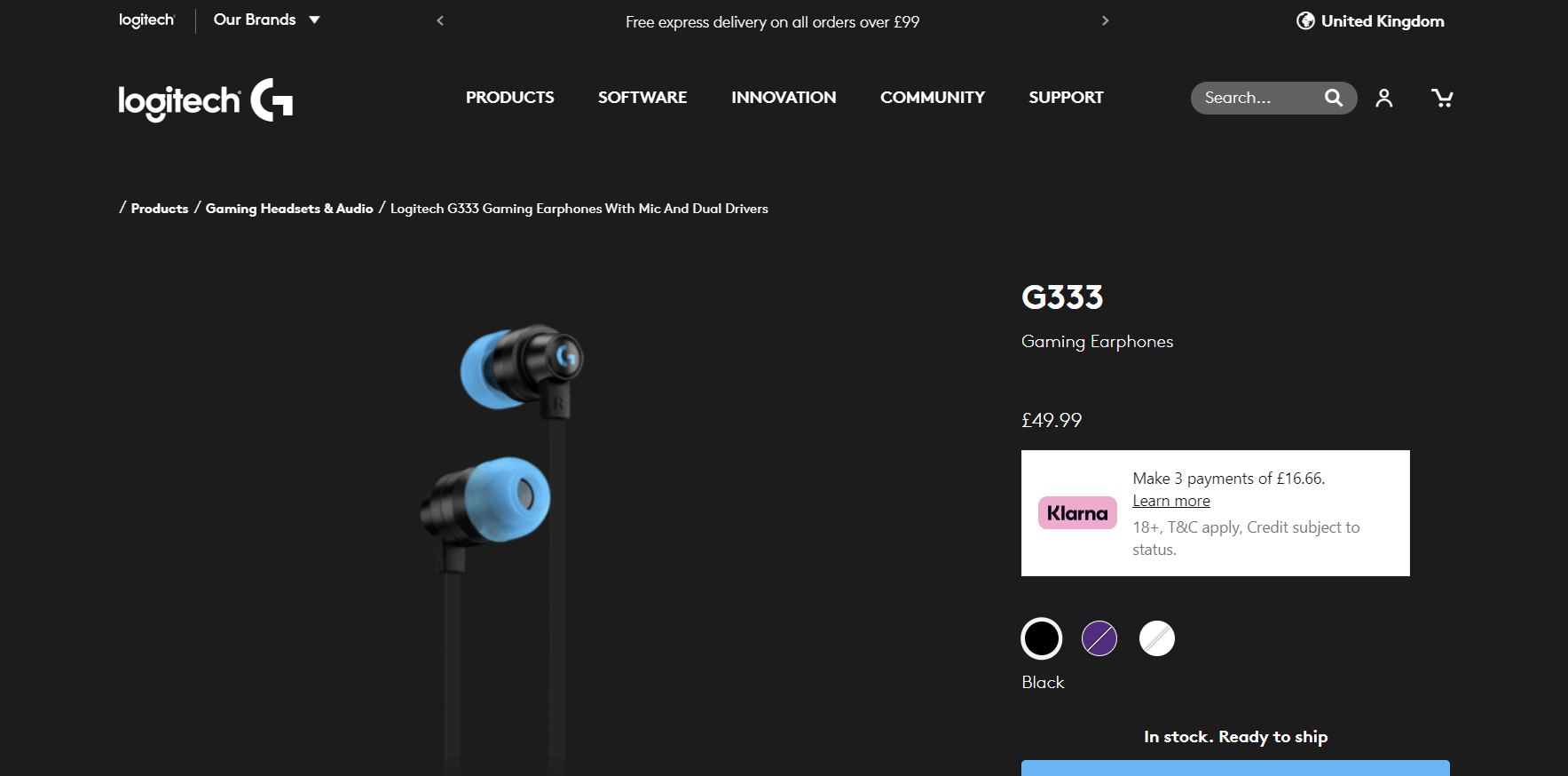 Logitech G333