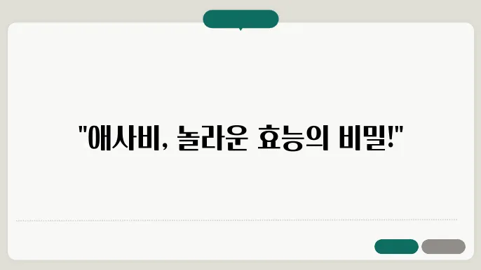 애플사이다비니거 효능 및 활용법