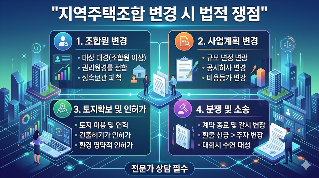 지역주택조합 시공사 변경 문제 ㅣ 왜 발생할까? 5가지 핵심 이유 분석