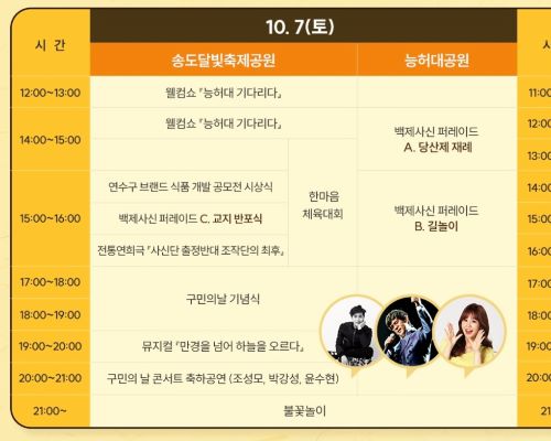 10월 7일 프로그램