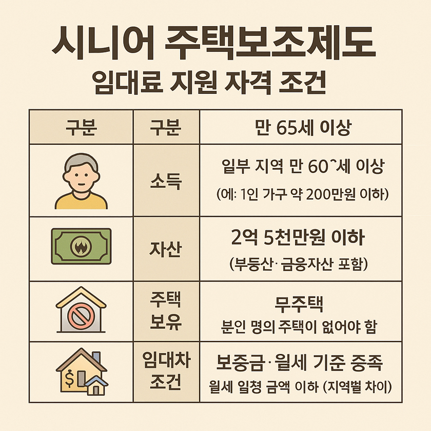 시니어 주택보조제도