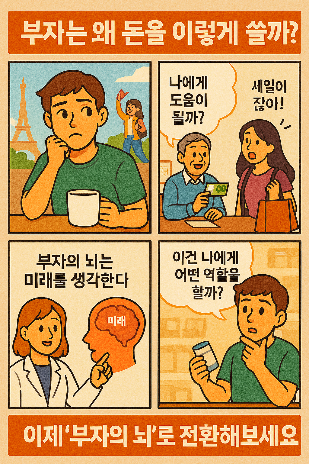 부자의 소비습관, 돈이 모이지 않는 이유