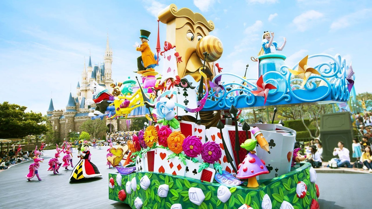 도쿄 디즈니랜드 공연 사진