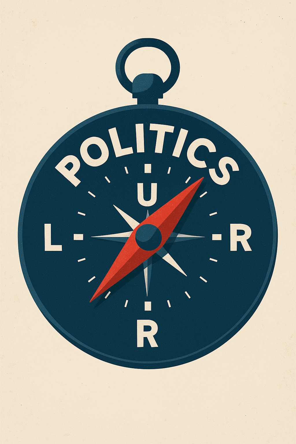 정치적 방향성 나침반 사진