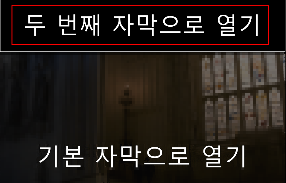 팟 플레이어 자막 두개