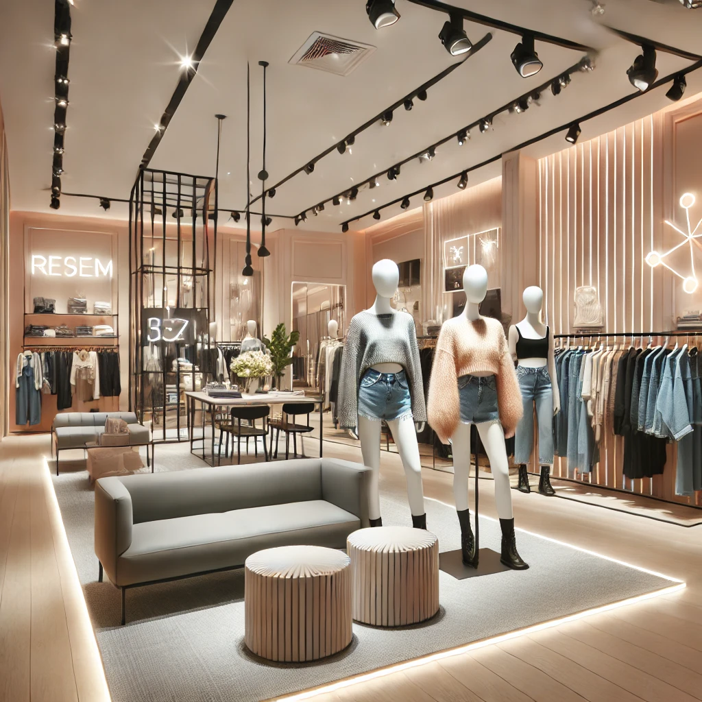 감각적인 의류 매장 인테리어 아이디어