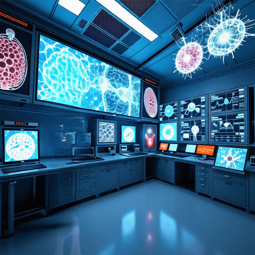 동물 실험을 벗어난 연구실 사진