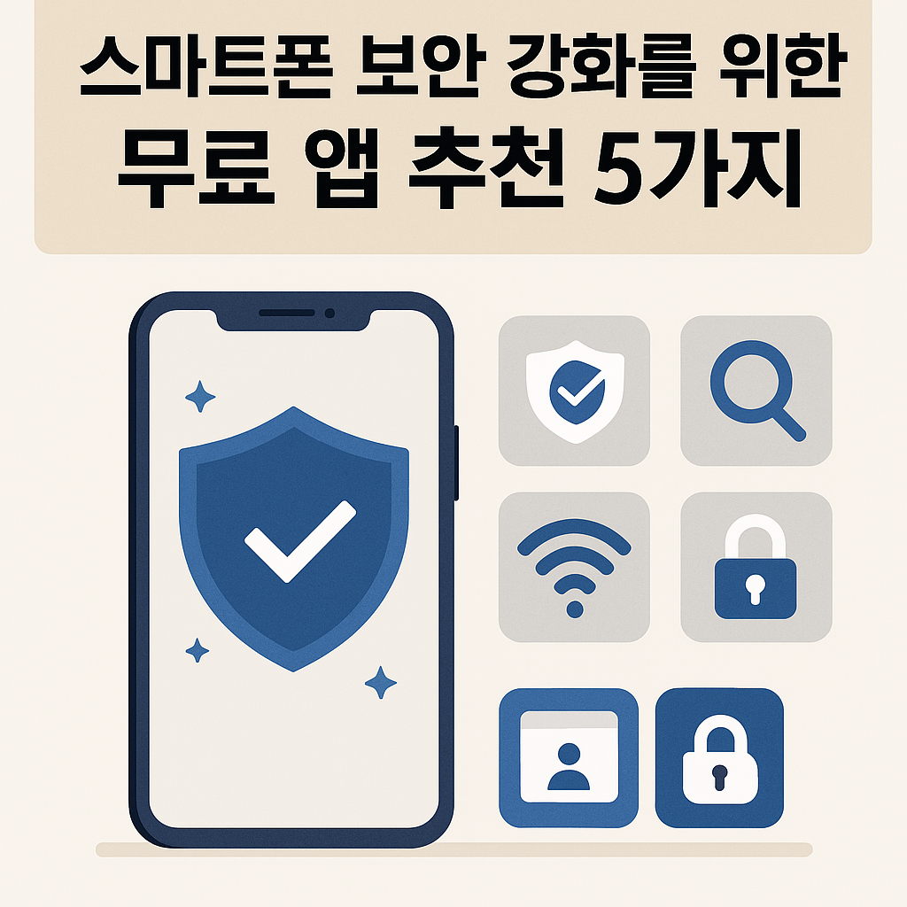 스마트폰 보안 강화를 위한 무료 앱 추천 5가지