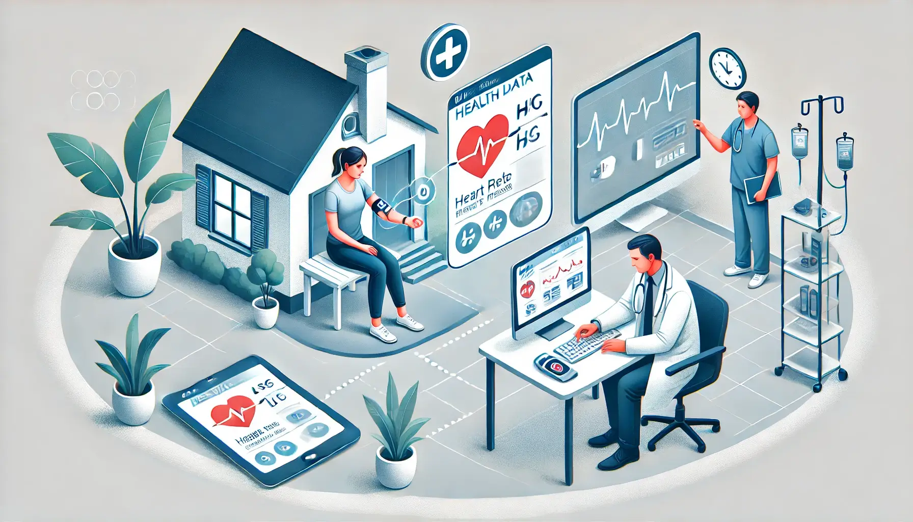 원격 진료 서비스로 의료진과 정밀 진단