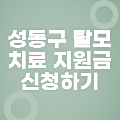 탈모치료지원금