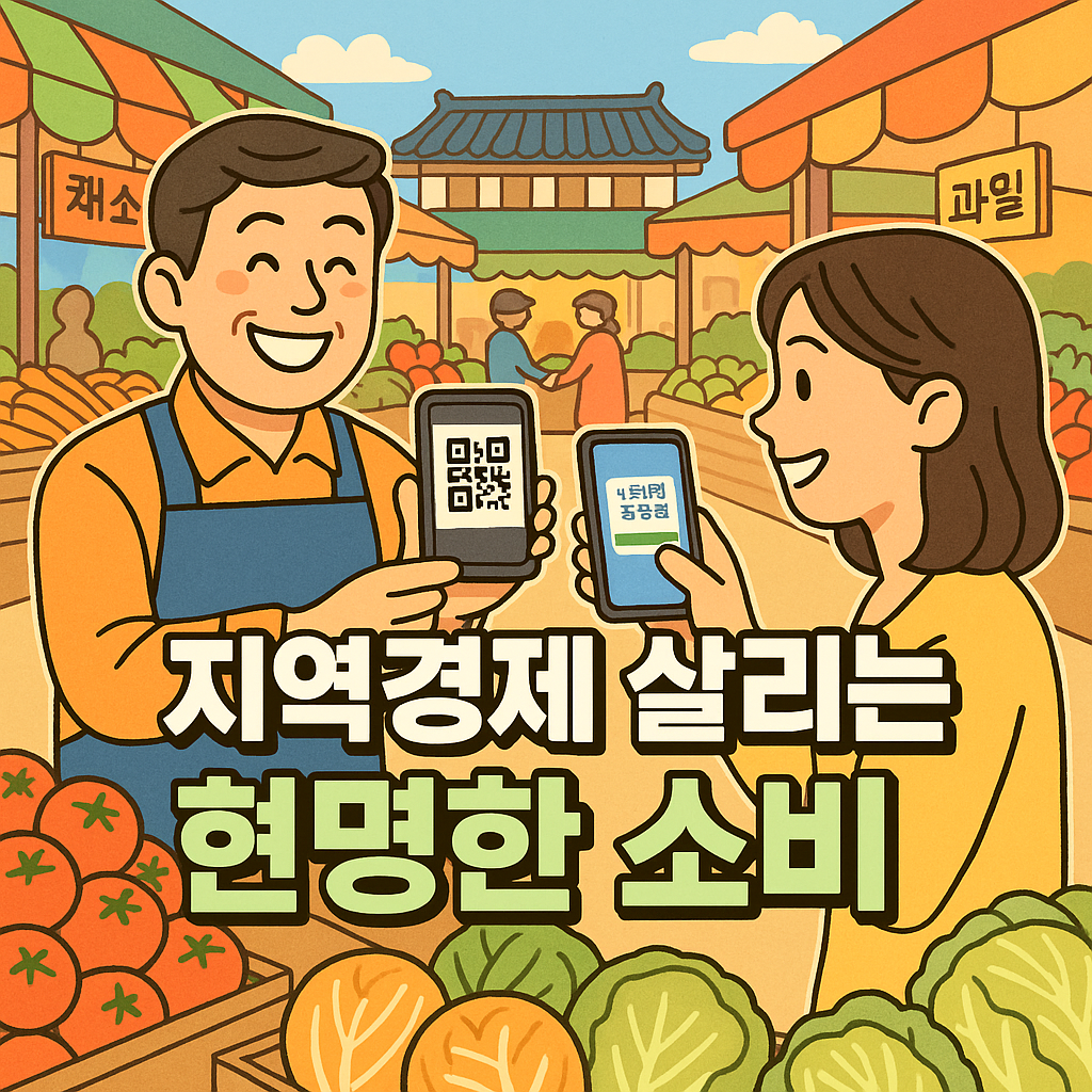 지역사랑 상품권으로 지역경제 살리는 현명한 소비