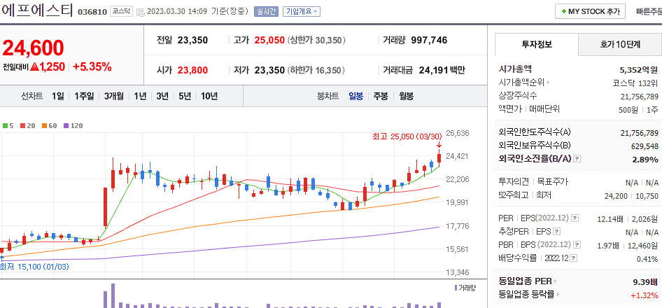 에프에스티 [036810]