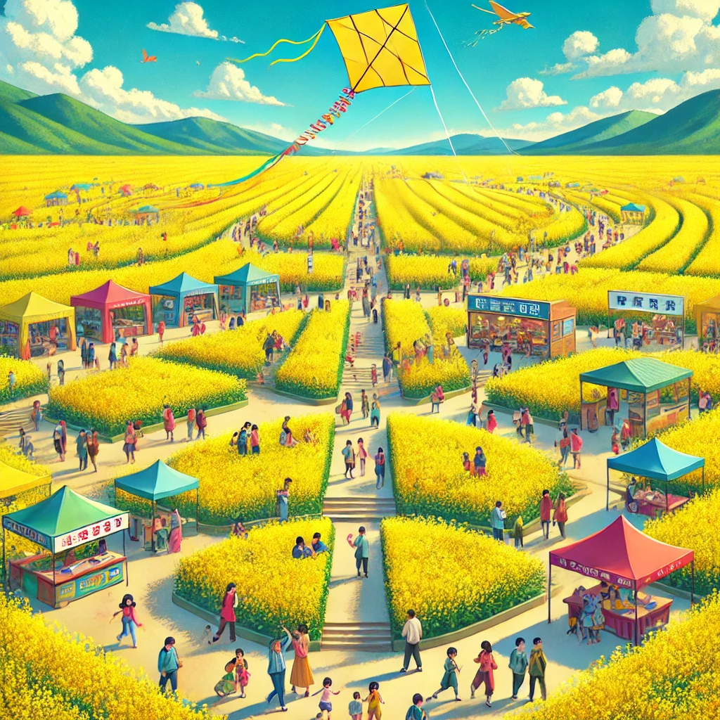 유채꽃 축제 이미지