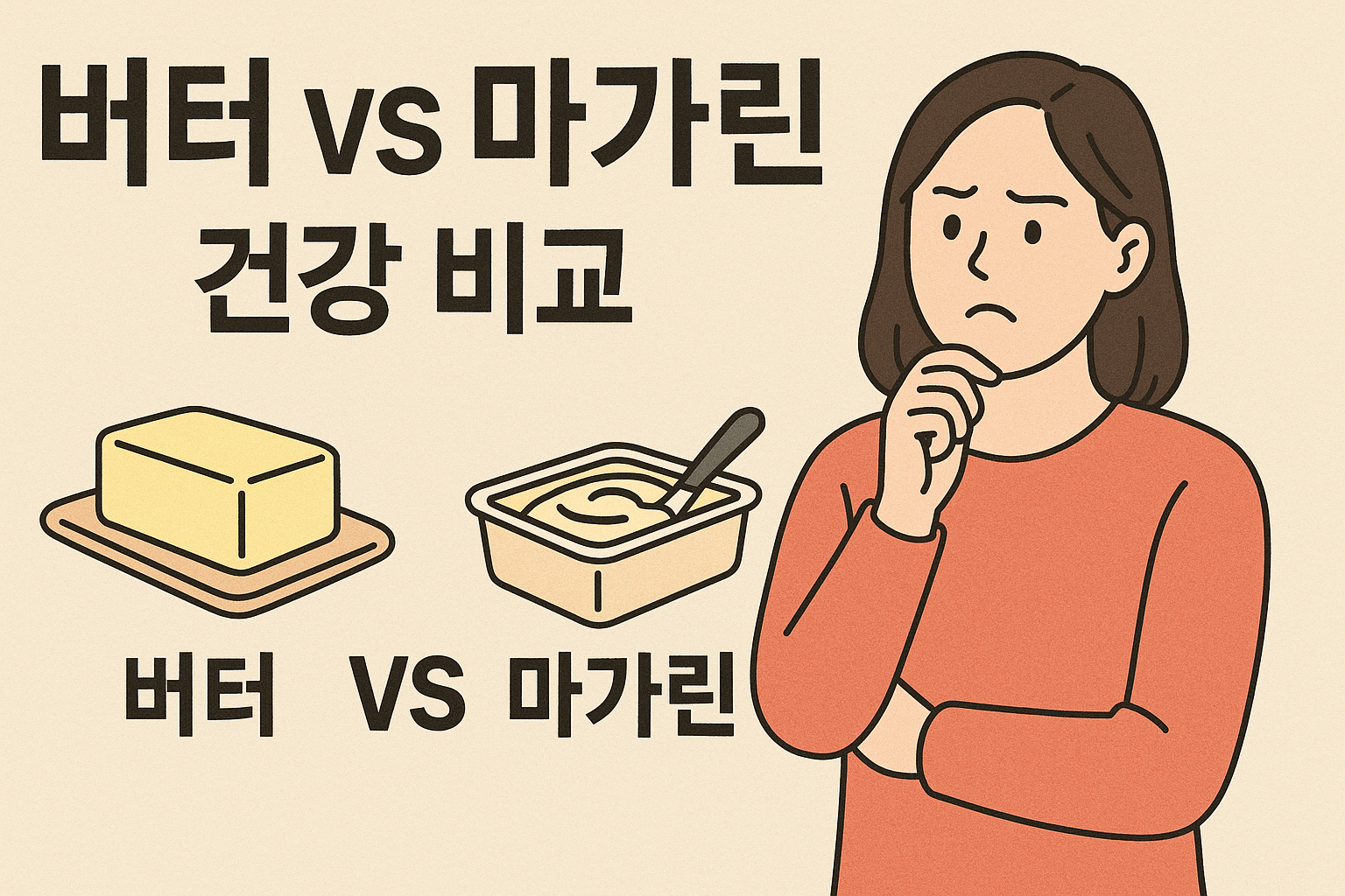 버터vs마가린 건강 비교